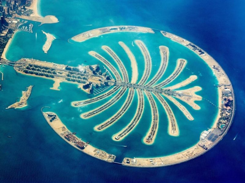 Острова пальма в Дубае